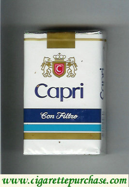 Capri costarrican version Con Filtro cigarettes soft box